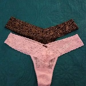 2 Victoria secret thongs